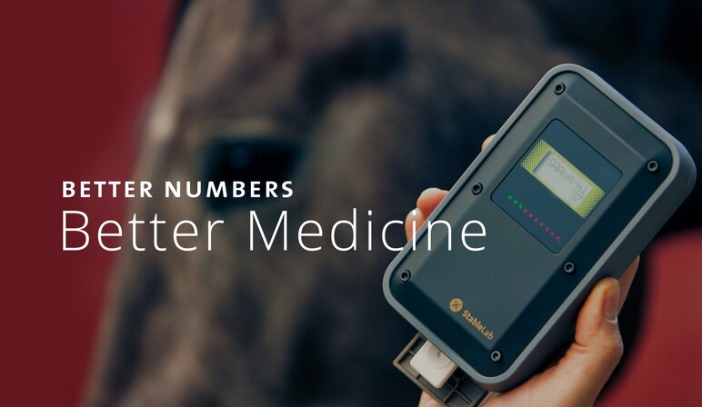 Stablelab voor mobiel bepalen SAA (infectie) paard